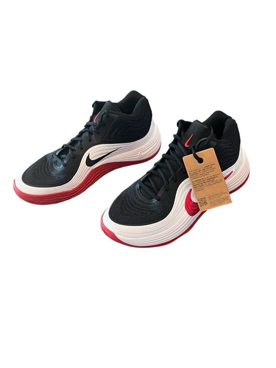 Nike Precision 8 Mid Black White University Red Men\'s Basketball Shoes Size 12 main image 4